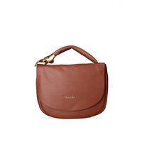 Elegante braune Ledertasche