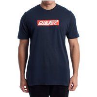 Diesel T-Shirt mit Logo-Grafik aus Baumwolle