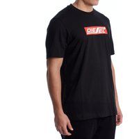 Diesel T-Shirt mit Logo-Grafik aus Baumwolle