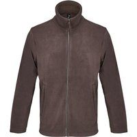 SOLS - Jacke für Herren/Damen Unisex, Micro-Vlies (Dunkle Schokolade)