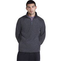 Mountain Warehouse - Pullover für Herren, mit halbem Reißverschluss, Raglanärmel (Holzkohle)