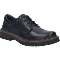 Schwarzer Herren Derby Schnürschuh aus Leder