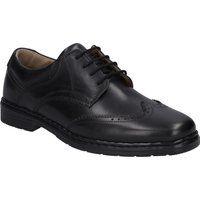 Klassische schwarze Oxford-Lederschuhe