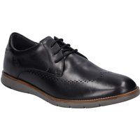 Schwarzer Herren Brogue Lederschuh