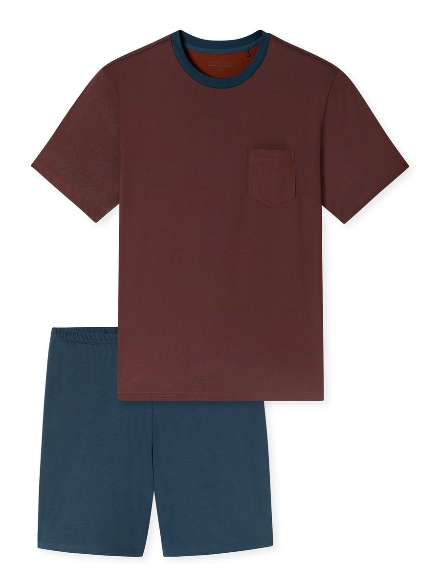 Herren Kurz Pyjama Set Comfort Essentials