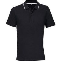 Piqué-Poloshirt mit Kontrastbesatz