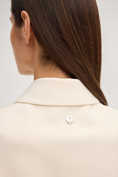 More&More Blazer Judica in ecru Kurzjacke mit Knöpfen