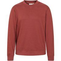 Herrenfarbenes Sweatshirt mit Rundhalsausschnitt