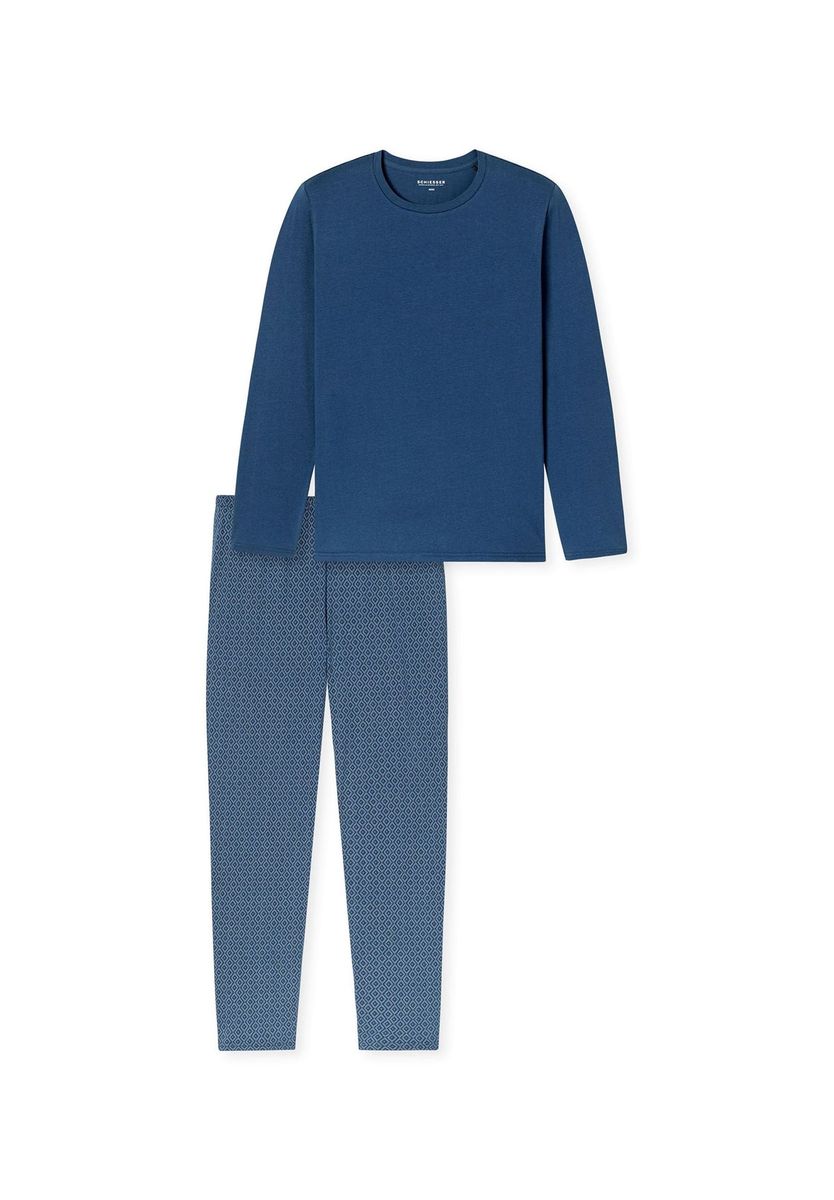 Herren Langarm Schlafanzug Set