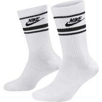 Gestreifte Crew-Socken mit Logo