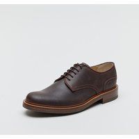 Chapman & Moore Klassische Derby-Landleder-Herrenschuhe Choco