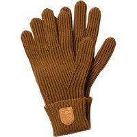 Klassische Strickhandschuhe aus Wolle