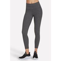 Skechers GOWALK Wear Hohe Taille 7/8 Damen Graue Sportleggings