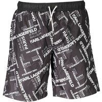 Herren Karl Lagerfeld Logo Badeshorts