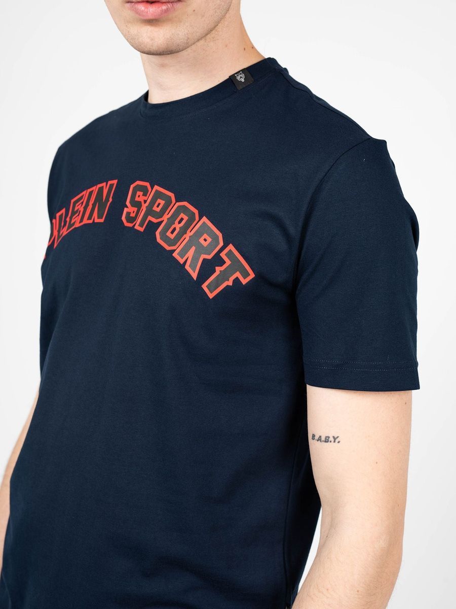 Sportliches T-Shirt mit Logo-Print und Rundhalsausschnitt