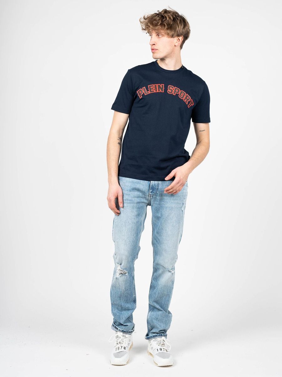 Sportliches T-Shirt mit Logo-Print