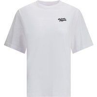 Klassisches T-Shirt mit Logo-Stickerei