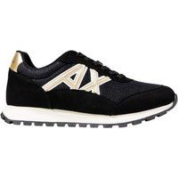 Herrenmode Sneaker in Schwarz und Gold