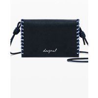 Kleine strukturierte Crossbody Geldbörse