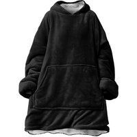 "Pure Black" Kuschelpullover Huggie