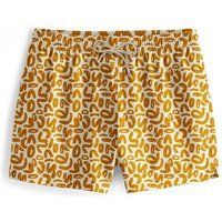 "Golden Geometric" Badeshorts