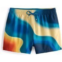"Blue Flow" Badeshorts