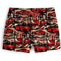 "Rosso Corsa" Badeshorts