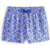 "Blue Geometric" Badeshorts