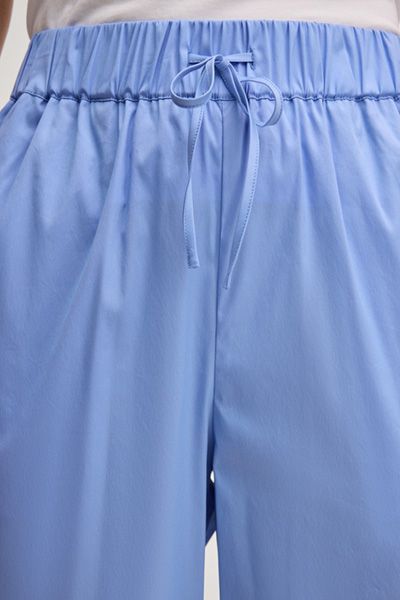 Joop! Paloma Blaue Cropped Wide-Leg Hose aus Baumwollmischung