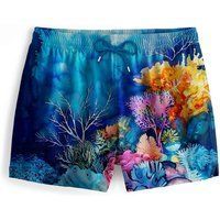 "Reef Coral" Badeshorts