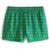 "Green Sailboats" Badeshorts