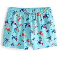 "Watercolor Turtle" Badeshorts
