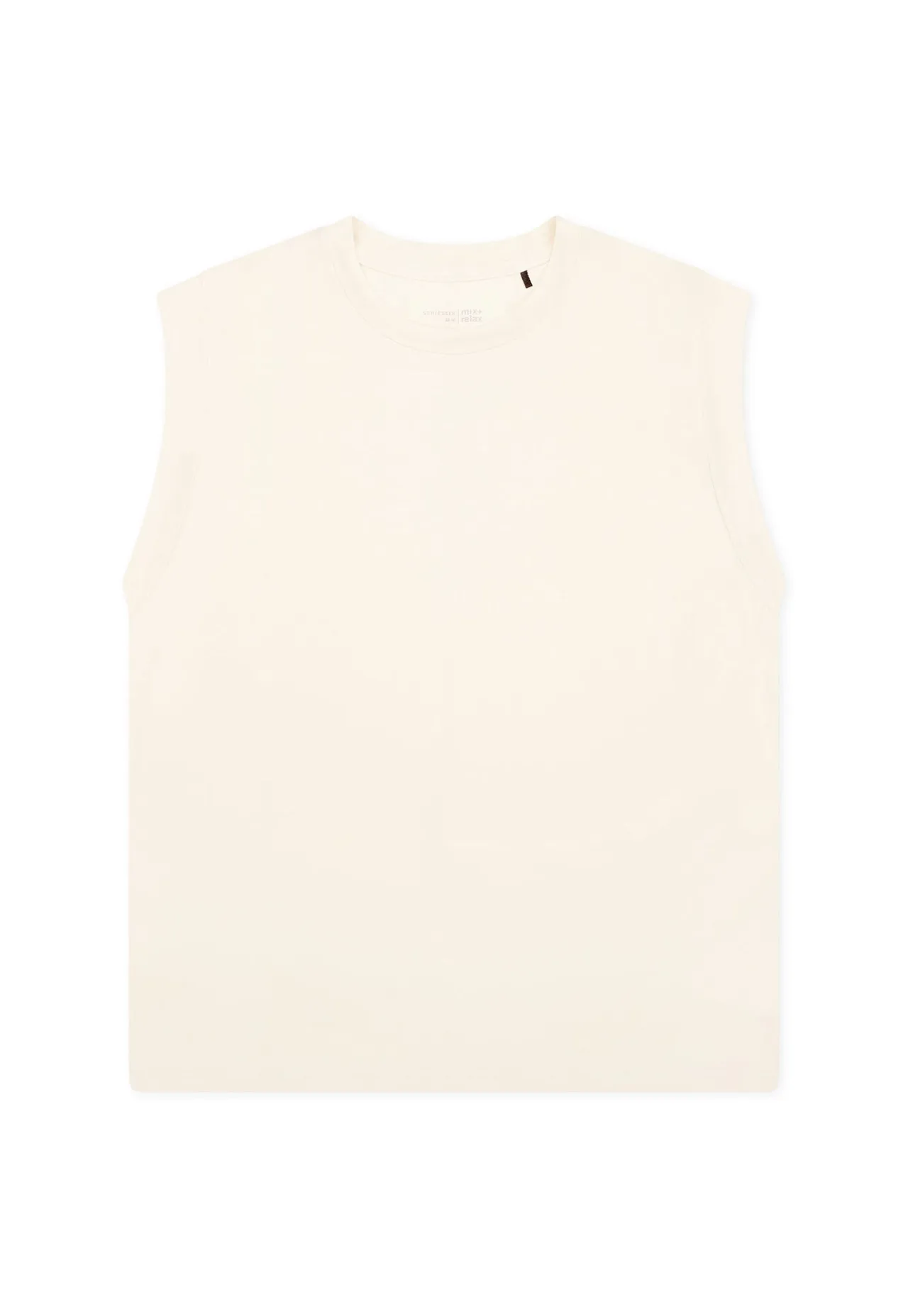 SCHIESSER Schlafanzug-Oberteil Mix & Relax, ärmellos, für Damen, weiß, 36