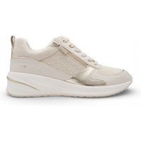 Damen Plateau Sneaker mit Reißverschluss