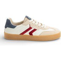 Leder-Retro-inspirierter Freizeit-Sneaker