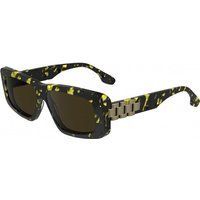 Rechteckige Sonnenbrille mit Kettendetail