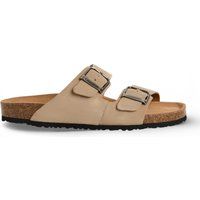 Herren Sandalen mit Doppelriemen, Beige