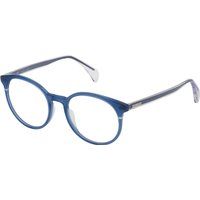 Runde Blaulichtfilter-Brille in Blau