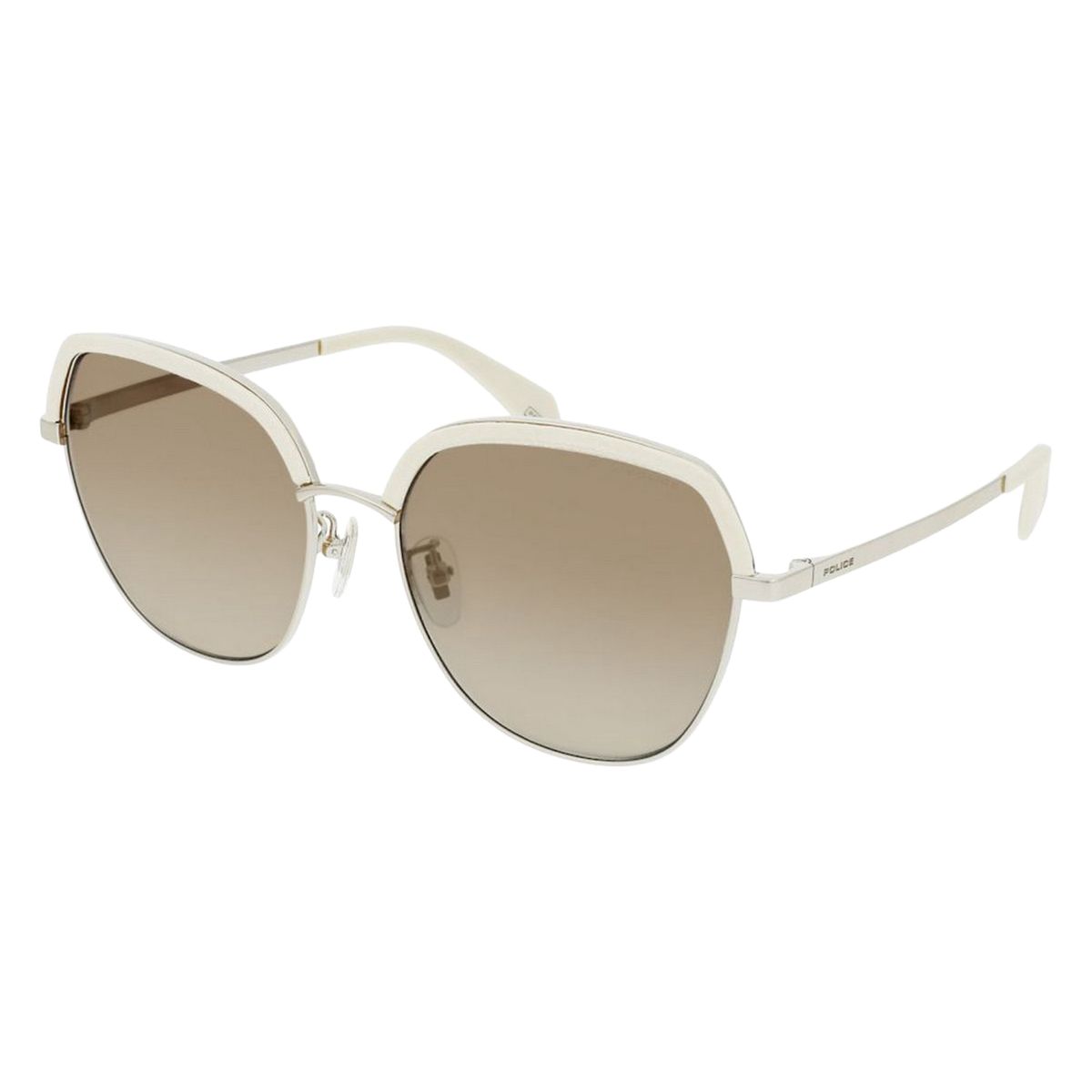 Runde Lesebrille mit rotem Rahmen