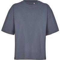 SOLS - T-Shirt für Damen, Baumwolle aus biologischem Anbau, Boxy Übergröße (Maus Grau)