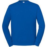 Königsblaues klassisches Sweatshirt mit Rundhalsausschnitt