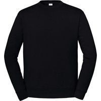 Klassisches schwarzes Sweatshirt mit Rundhalsausschnitt