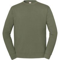 Klassisches olivgrünes Rundhals-Sweatshirt