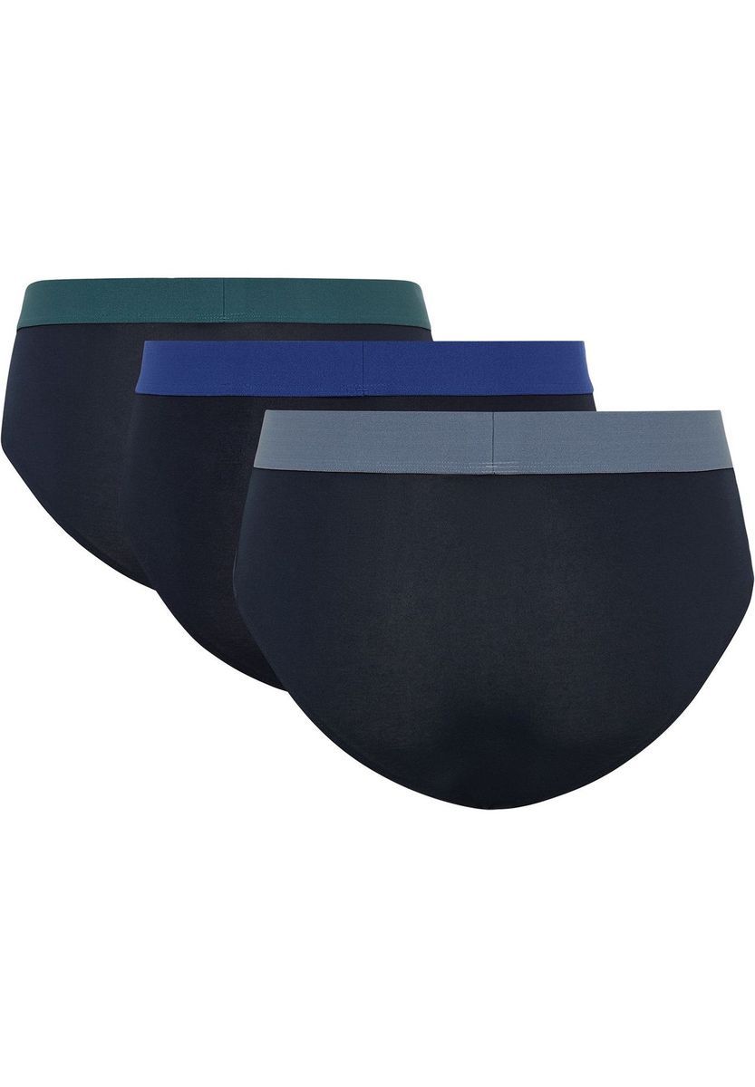 Herren Slips aus Baumwollmischung im Dreierpack