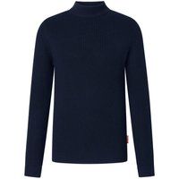 Herren Strickpullover mit geripptem Rollkragen