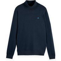 Herren Rollkragen Strickpullover Einfarbig