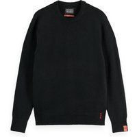 Strickpullover mit Rundhalsausschnitt und normaler Passform