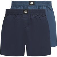 Klassische Web-Boxershorts Doppelpack