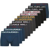 Einfarbiges Baumwollmischungs-Boxershorts Set