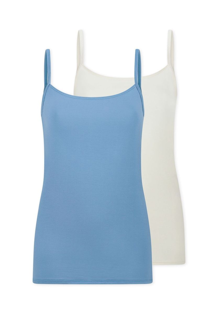 Modal Mischung Spaghetti Träger Top Set